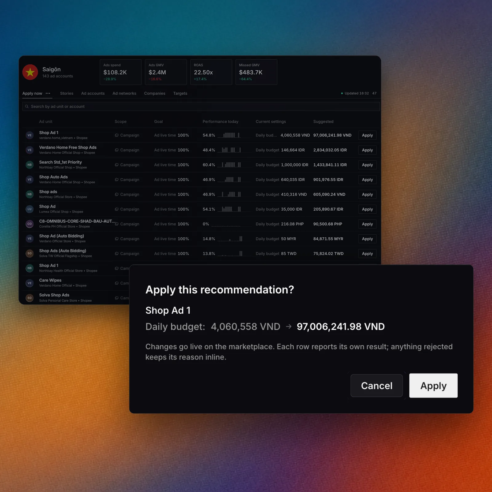 Approvals